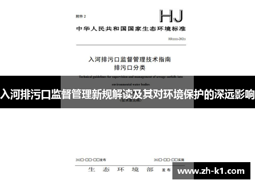 入河排污口监督管理新规解读及其对环境保护的深远影响
